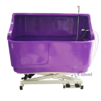 Grooming Bath Moulded Plastic with Splashback